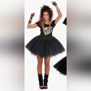 I Love the 80's Halloween Costume Women's Size S (2-4)